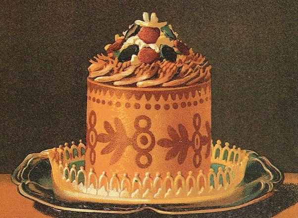 Timbale a la milanaise from 'Livre de Cuisine' Jules Gouffé (1867) history of food photography